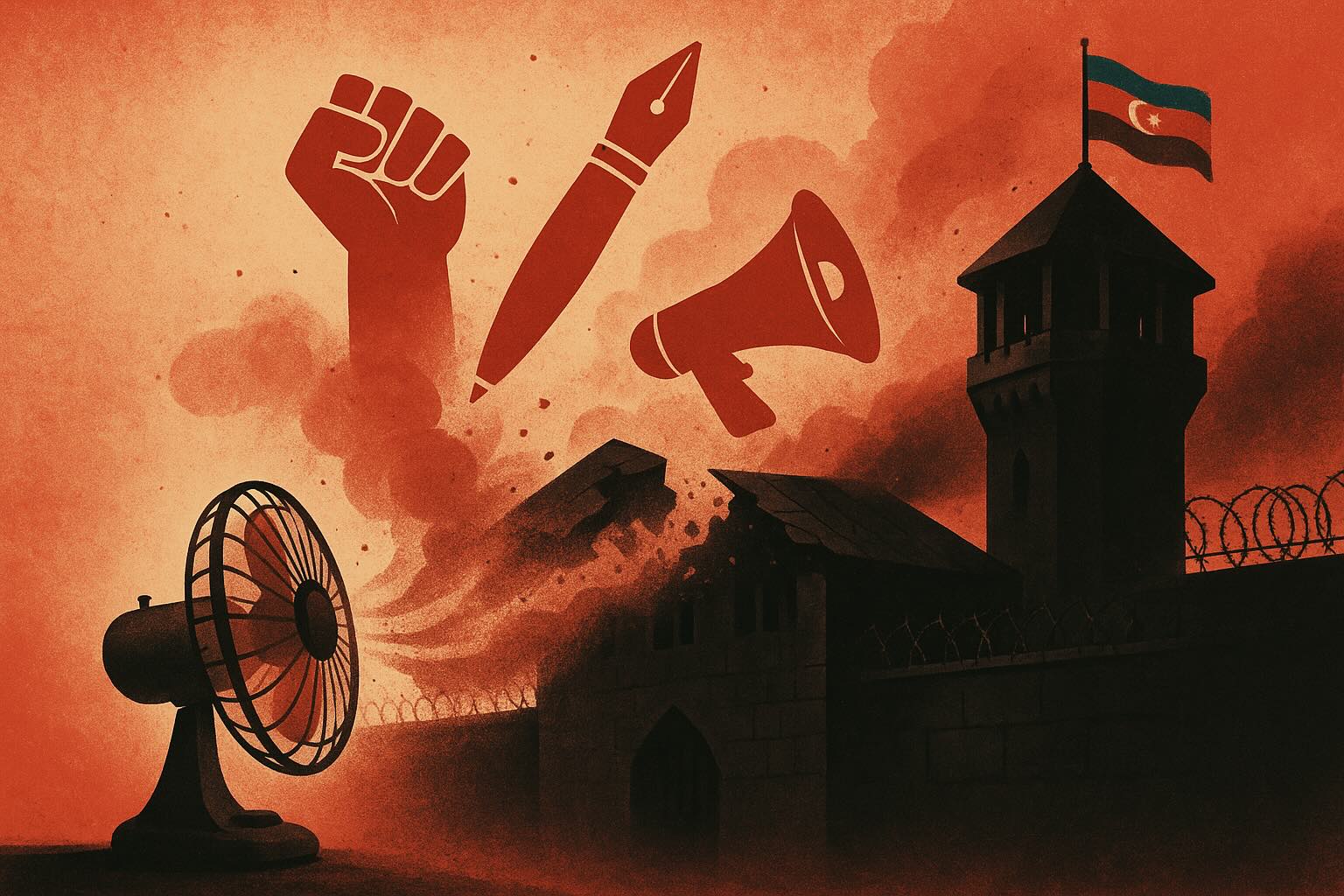 Solidarität mit inhaftierten Journalist*innen in Aserbaidschan