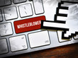 Tastatur mit roter Whistleblwoer-Taste